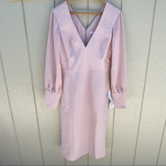 Dress The Population | NWT Norah Plunge Body-con Dress - Picture 4 of 12